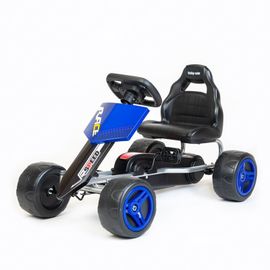 BABY MIX - Dětská šlapací motokára Go-kart Speedy modrá