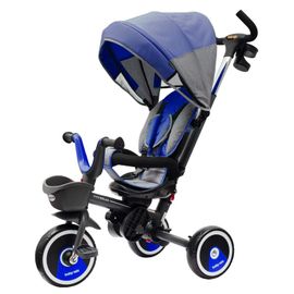 BABY MIX - Dětská tříkolka5v1 RELAX 360° modrá