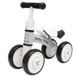 BABY MIX - Dětské odrážedlo Baby Bike Černá bílá football
