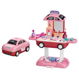 BABY MIX - Dívčí kosmetický salon v autě 2 v 1