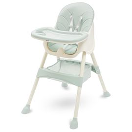 BABY MIX - Jídelní židlička Nora dusty green