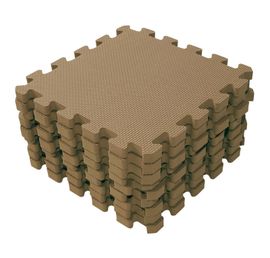 BABYDAN - Podložka hrací puzzle Brown 90x90 cm