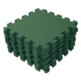 BABYDAN - Podložka hrací puzzle Dark Green 90x90 cm