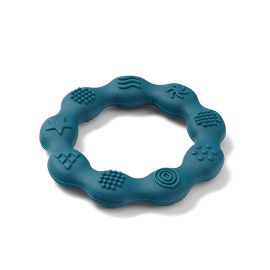 BABYONO - Kousátko silikonové Kroužek modré