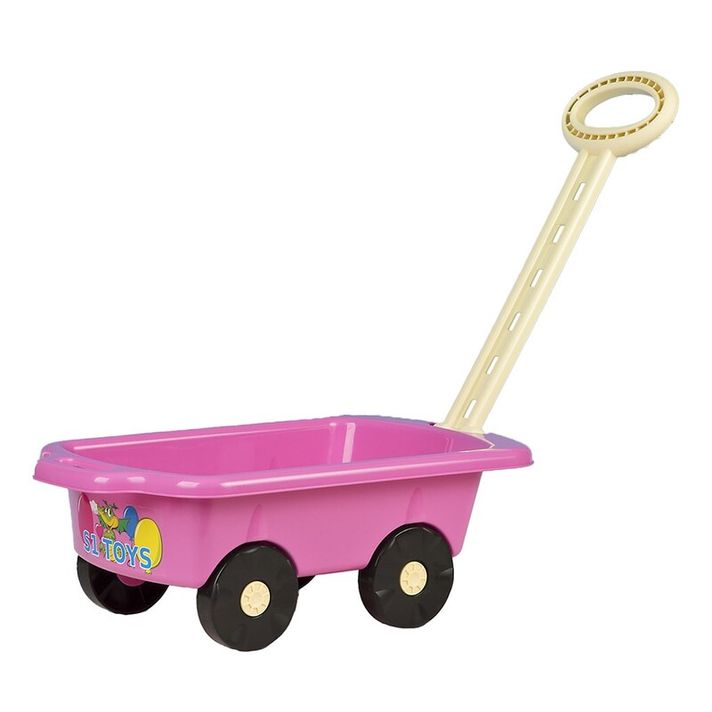 BAYO - Dětský vozík Vlečka 45 cm růžový