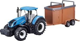 BBURAGO - ASST 10cm Farm Tractor s vlečkou