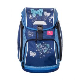 BELMIL - BelMil školní batoh 404-31 Blue Butterflie