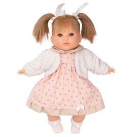 BERBESA - Luxusní mluvící dětská panenka-holčička Natálka 40cm