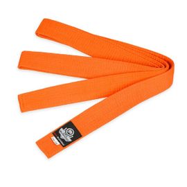 BUSHIDO - Oranžový pás ke kimonu DBX OBI, 260cm
