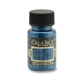CADENCE - Textilná farba, metal. tmavo modrá, 50 ml