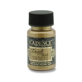 CADENCE - Textilná farba, metal.antická zlatá, 50 ml