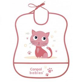 CANPOL BABIES - Bryndák plastový měkký Cute Animals kočička