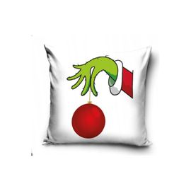 CARBOTEX - Vánoční povlak na polštářek Grinch, 40/40cm, PNL237009