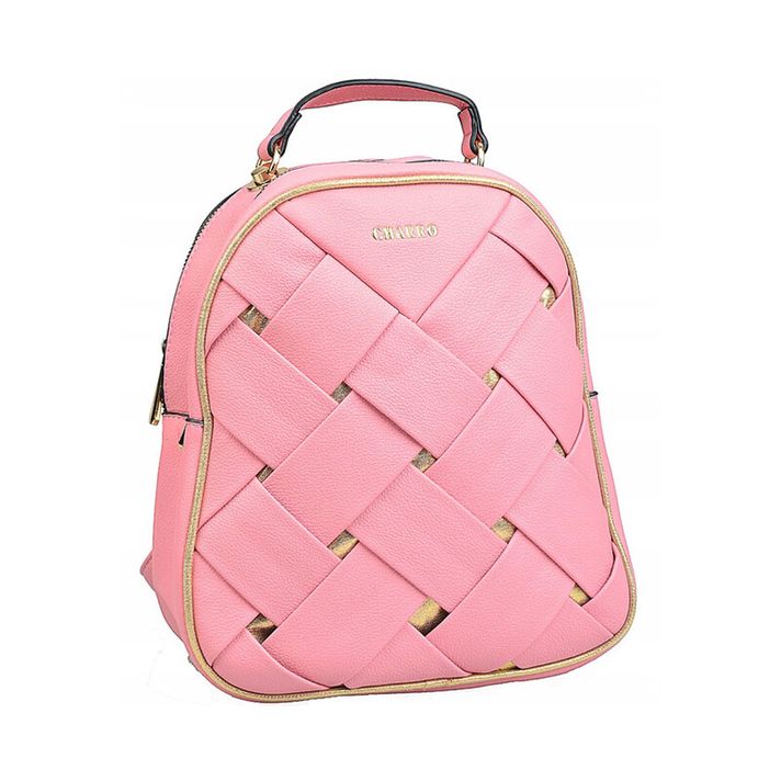 CHARRO - Dámska taška (batoh) dvoukomorová - růžová
