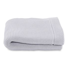 CHICCO - Deka pletená Tricot Blanket Light Grey 70x90 cm
