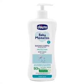 CHICCO - Šampon na tělo s dávkovačem Baby Moments Protection 93% přírodních složek 750 ml