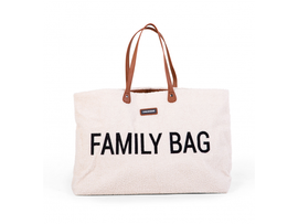 CHILDHOME - Cestovní taška Family Bag Teddy Off White