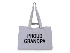 CHILDHOME - Cestovní taška Grandpa Canvas Grey