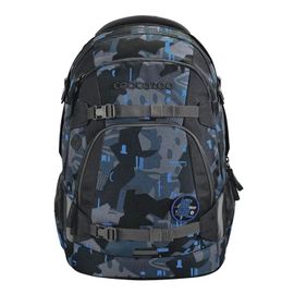 COOCAZOO - Školský ruksak MATE, Blue Craft, certifikát AGR