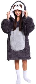 COZY NOXXIEZ - CH322 Lenochod - hřejivá televizní mikinová deka s kapucí pro děti 7 - 12 let