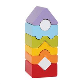 CUBIKA - Cubik 15009 Věž XII - dřevěná skládačka 8 dílů