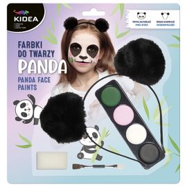 DERFORM - Barvy na obličej s čelenkou PANDA