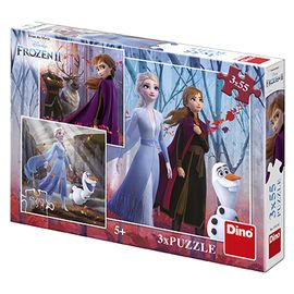 DINO - Frozen II 3X55 Puzzle Nové