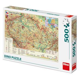 DINO - Mapa české republiky 500 dílků
