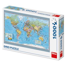 DINO - Politická mapa světa 1000 dílků