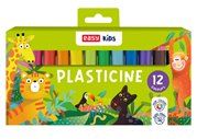 EASY - Kids COLOUR Školní plastelína, 12 barev
