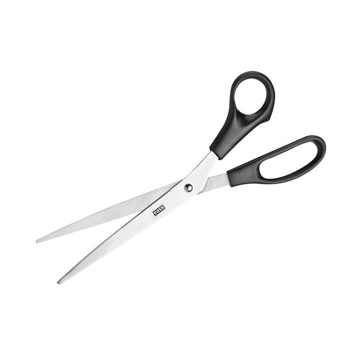 EASY - Kancelářské nůžky 25cm - černé -  1ks/bal