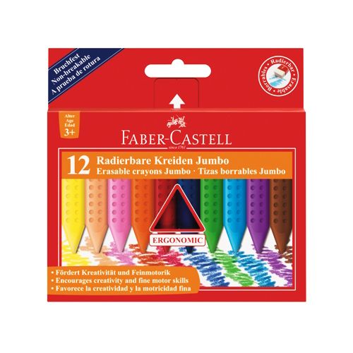 FABER CASTELL - Pastelky Grip Jumbo Plastic Colour