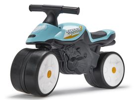 FALK - Baby Moto Street Champion s tichými gumovými kolečky - modré