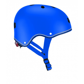GLOBBER - dětská helma JUNIOR PRIMO LIGHTS Navy Blue XS / S (48-53 cm)