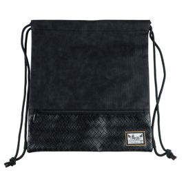 HASH - Luxusní koženkový sáček/taška na záda Black Angel, HS-341, 507020050
