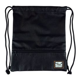HASH - Luxusní koženkový sáček / taška na záda Black Charm, HS-283, 507020033
