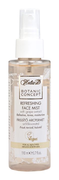 HELIA-D - Botanic Concept Osvěžující rosa na obličej s hroznovou vodou 110 ml