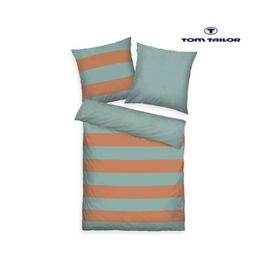 HERDING - TOM TAILOR ložní prádlo Bold Stripes 70x90cm / 140x200cm Warm Coral & Fresh Sage