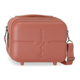 JOUMMA BAGS - ABS Cestovní kosmetický kufřík PEPE JEANS HIGHLIGHT Terracota, 21x29x15cm, 9L, 7683926