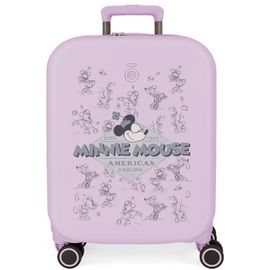 JOUMMA BAGS - ABS cestovní kufr MINNIE MOUSE Happines Lila, 55x40x20cm, 37L, 3669123 (small)