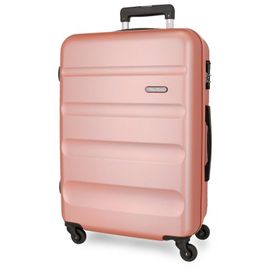 JOUMMA BAGS - ABS Cestovní kufr ROLL ROAD FLEX Nude, 75x52x28cm, 91L, 584936C (large)