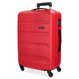 JOUMMA BAGS - ABS Cestovní kufr ROLL ROAD FLEX Red, 65x46x23cm, 56L, 5849264 (medium)