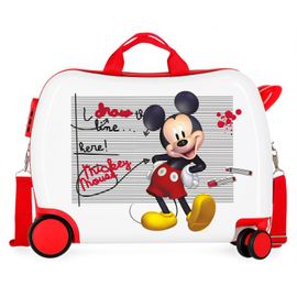 JOUMMA BAGS - Dětský cestovní kufr na kolečkách / odrážedlo MICKEY MOUSE Line, 34L, 4329821
