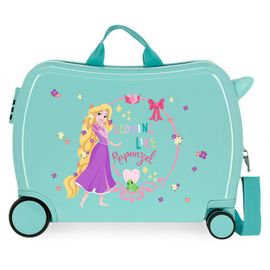 JOUMMA BAGS - Dětský cestovní kufr na kolečkách / odrážedlo PRINCESS Rapunzel, 34L, 4489823