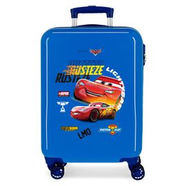 JOUMMA BAGS - Luxusní ABS cestovní kufr DISNEY CARS Rusteeze Blue, 55x38x20cm, 34L, 2391722