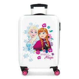 JOUMMA BAGS - Luxusní dětský ABS cestovní kufr DISNEY FROZEN Sparkle, 55x38x20cm, 34L, 2421461