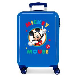 JOUMMA BAGS - Luxusní dětský ABS cestovní kufr MICKEY MOUSE Azul, 55x38x20cm, 34L, 2031721
