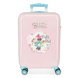 JOUMMA BAGS - Luxusní dětský ABS cestovní kufr MINNIE MOUSE Florals, 55x38x20cm, 34L, 2411721