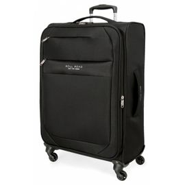JOUMMA BAGS - Textilní cestovní kufr ROLL ROAD ROYCE Black/Černý, 66x43x26cm, 64L, 5019221 (medium)