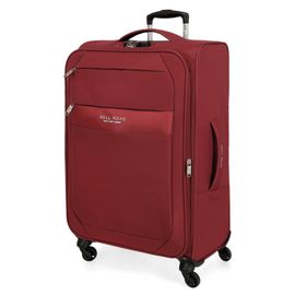 JOUMMA BAGS - Textilní cestovní kufr ROLL ROAD ROYCE Red/Červený, 66x43x26cm, 64L, 5019224 (medium)